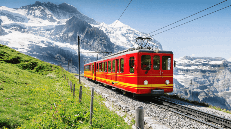 Como é composta a malha ferroviária da europa.