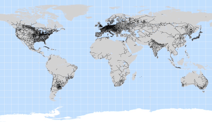 Qual país tem mais trens no mundo?