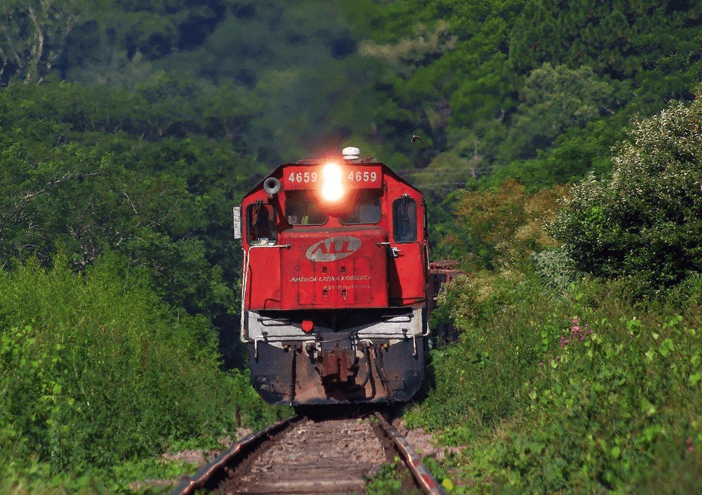 vagão de trem de carga - trem vermelho